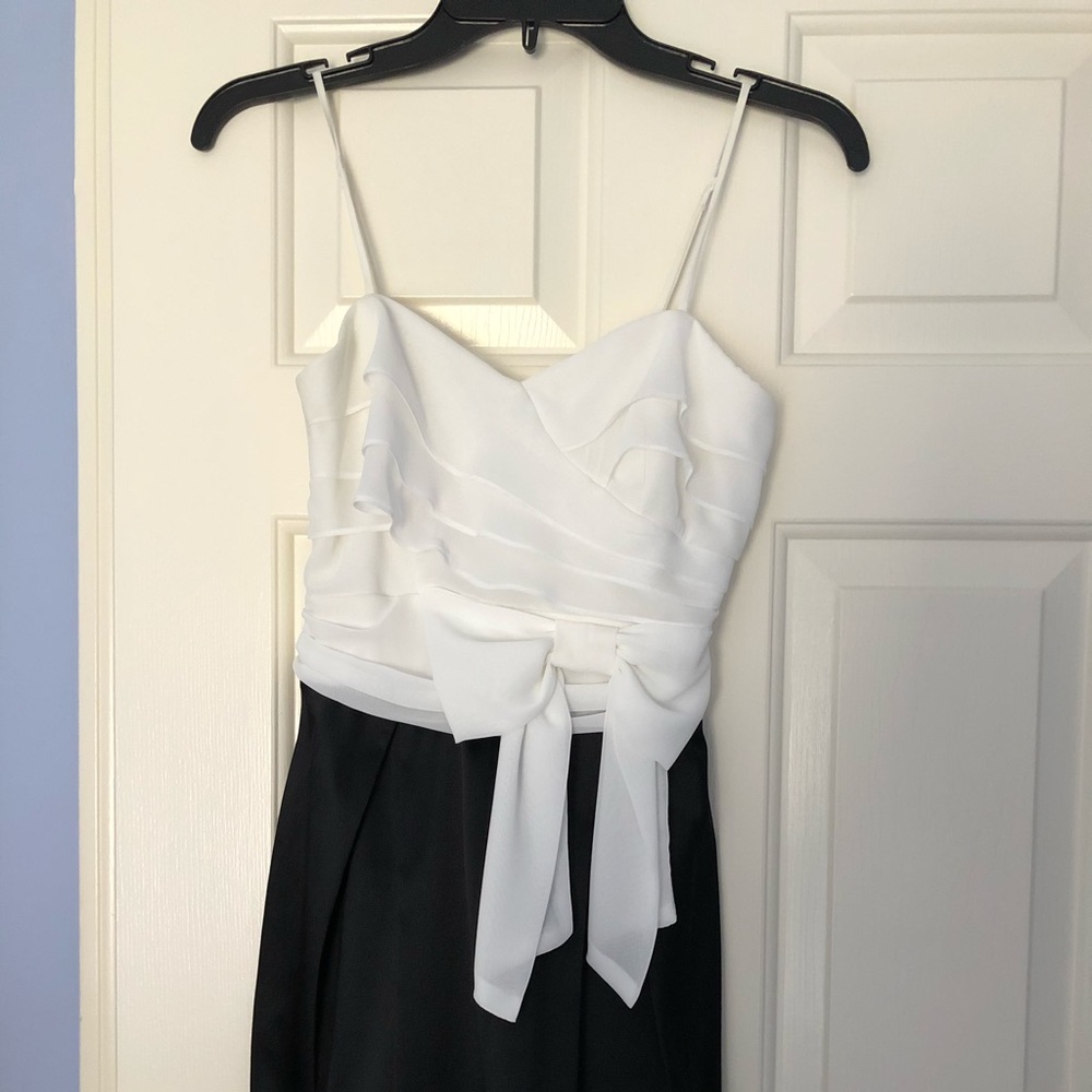 Black and white dress